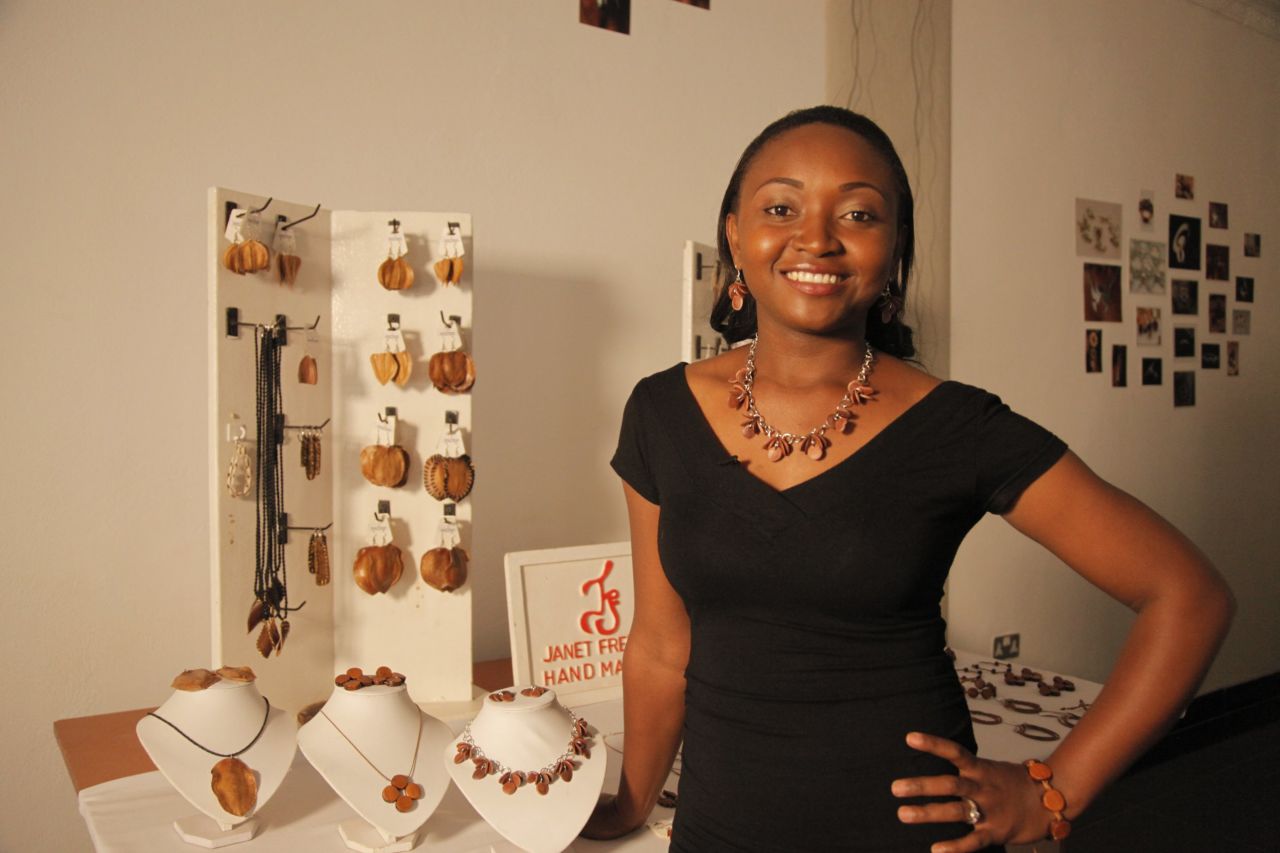 Janet Fredman Designs is a jewelry retailer specializing in contemporary accessories. Utilizing natural resources such as seeds, wood and leather, Fredman creates unique pieces that encapsulate the raw beauty of Zambia. 