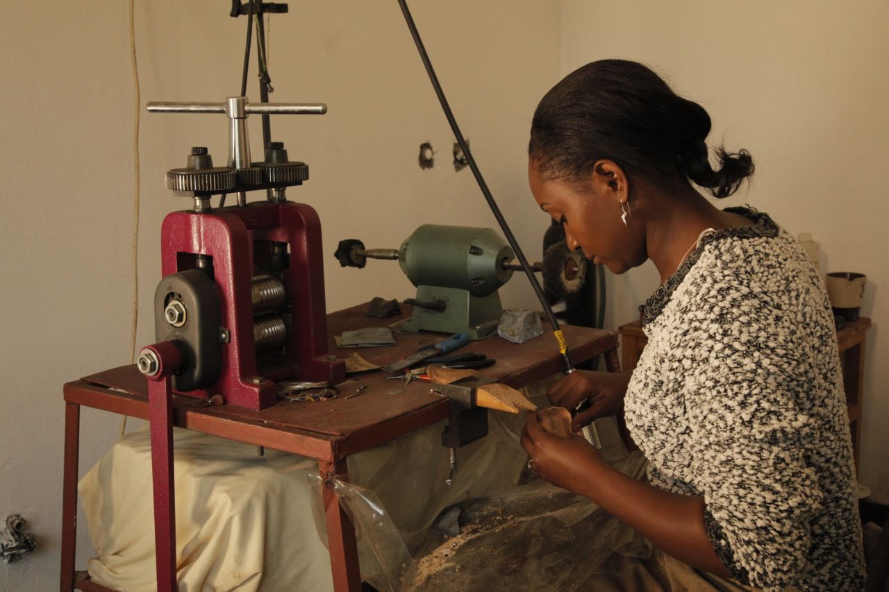 When Fredman was growing up, she would often be found helping her grandmother with bead-work. Now, her passion has transformed into a money making venture where nature is at the heart of her creations. 