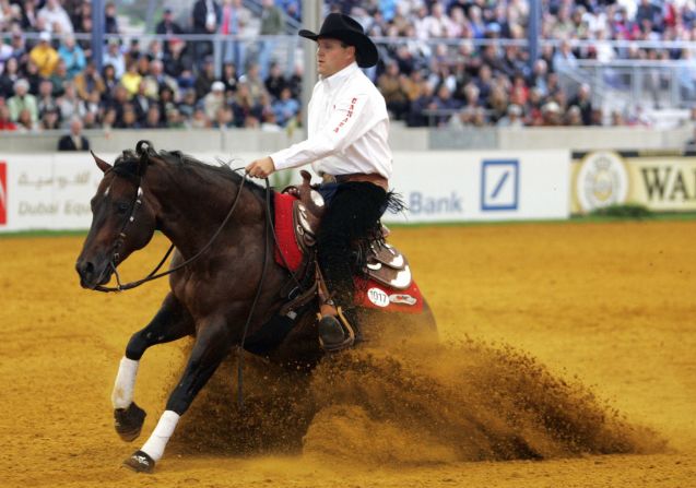 There is even a touch of the Wild West about the World Equestrian Games. The sport of reining has been compared to a cowboy's version of dressage, complete with a signature move: the sliding stop.