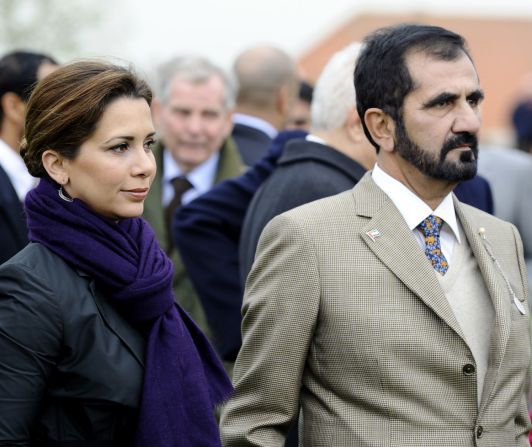 Sheikh Mohammed's wife is Princess Haya, who serves as president of the FEI, horse sport's world governing body. The two are shown here in 2011. Princess Haya recently announced she will step down as FEI president -- an election to replace her will be held in December.