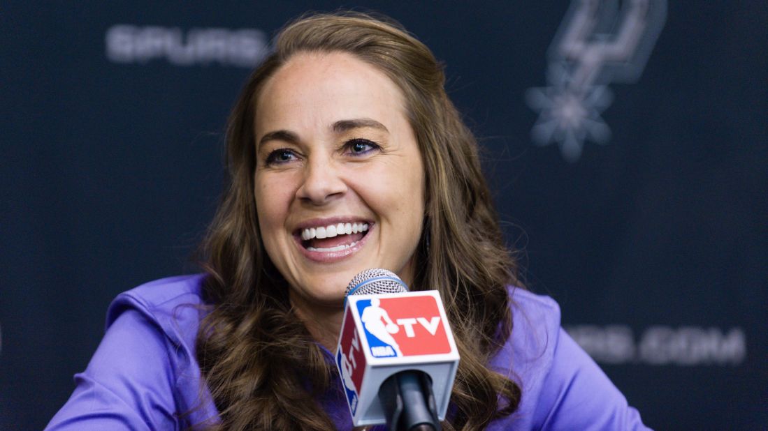 Former WNBA player Becky Hammon accepted a position as an assistant coach with the San Antonio Spurs in 2014, making her the first full-time, paid female assistant on an NBA coaching staff.  