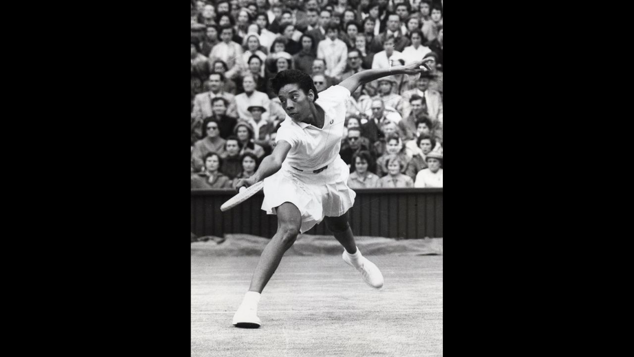 <a href="https://g.co/doodle/7x8w2n" target="_blank" target="_blank">Google</a> has honored American tennis legend Althea Gibson with one of its famous <a href="http://www.cnn.com/2014/06/04/living/google-doodles-diversity/index.html">doodles</a> on what would have been her 87th birthday, August 25. Gibson became the first person of color to win a Grand Slam event at the French Open in 1956. She went on to win at Wimbledon and the U.S. Open.