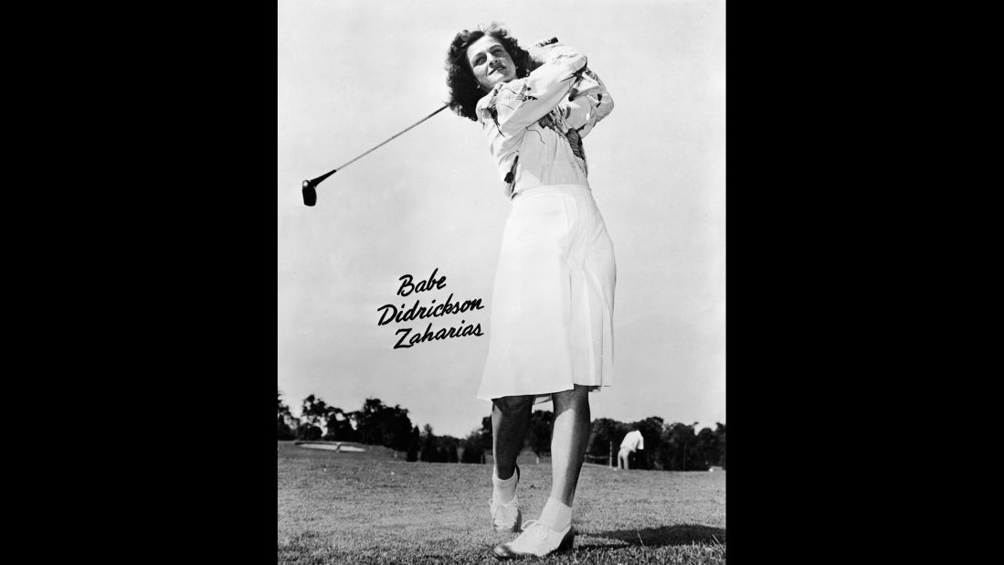 American golfer Babe Didrikson Zaharias was the first woman to play in a PGA Tour event during 1938's Los Angeles Open.