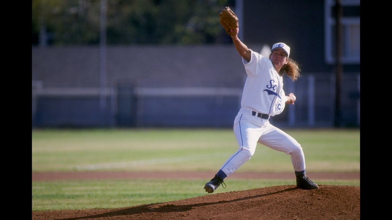 In 1997, baseball player Ila Borders became the first woman to pitch in a regular-season professional game, for the St. Paul Saints.