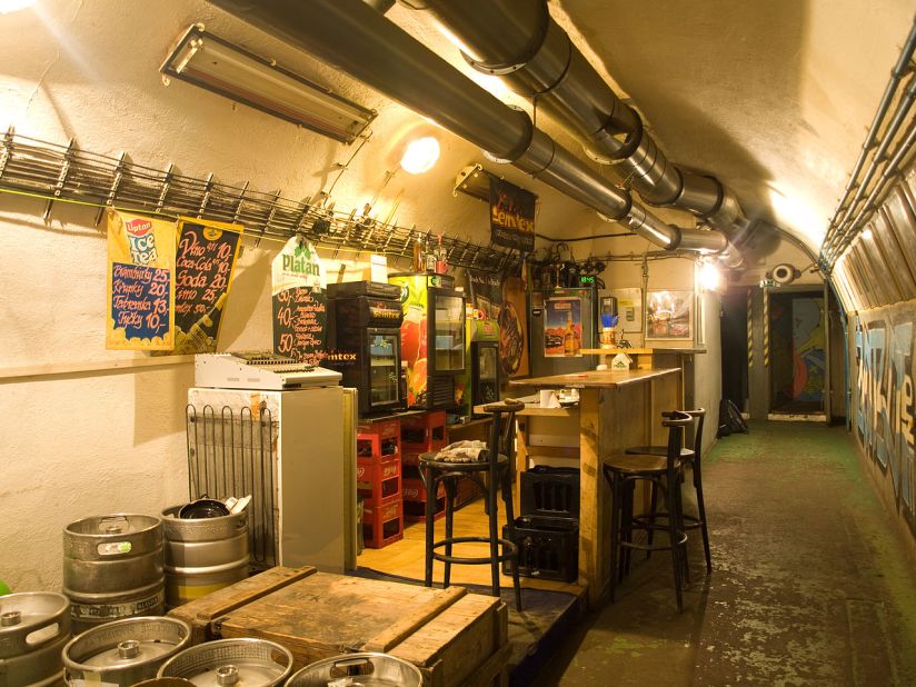 Now a thriving club, art gallery, bar and live music venue in Prague, Parukarka used to be a nuclear bunker and has one strange stipulation. Should Armageddon break out, the club must be converted back to its original purpose within 48 hours.