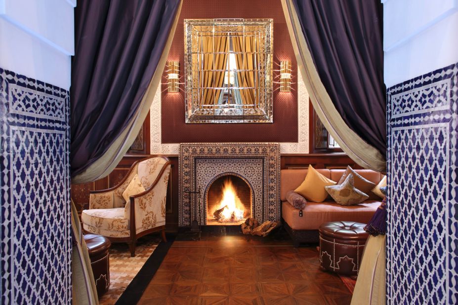 <strong>Royal Mansour (Marrakech): </strong>At Royal Mansour in Marrakech, each private riad is furnished with ornate zellij, carved stucco and painted wooden ceilings.