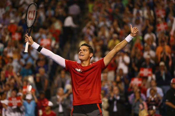 Like Bouchard, Raonic is being tipped as a future grand slam winner. He has one of the biggest serves in the history of tennis. 