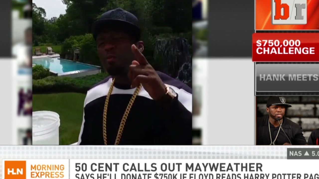 50 Cent to give $750K if Mayweather reads | CNN