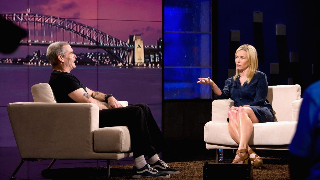 In 2011, Handler took "Chelsea Lately" down under to Australia, but if you think she adjusted her act for an international audience, you'd be wrong. When Henry Rollins arrived on the "Lately" set, <a href="https://www.youtube.com/watch?v=lG08Ah4kU1o" target="_blank" target="_blank">Handler was just as raw as ever. </a>