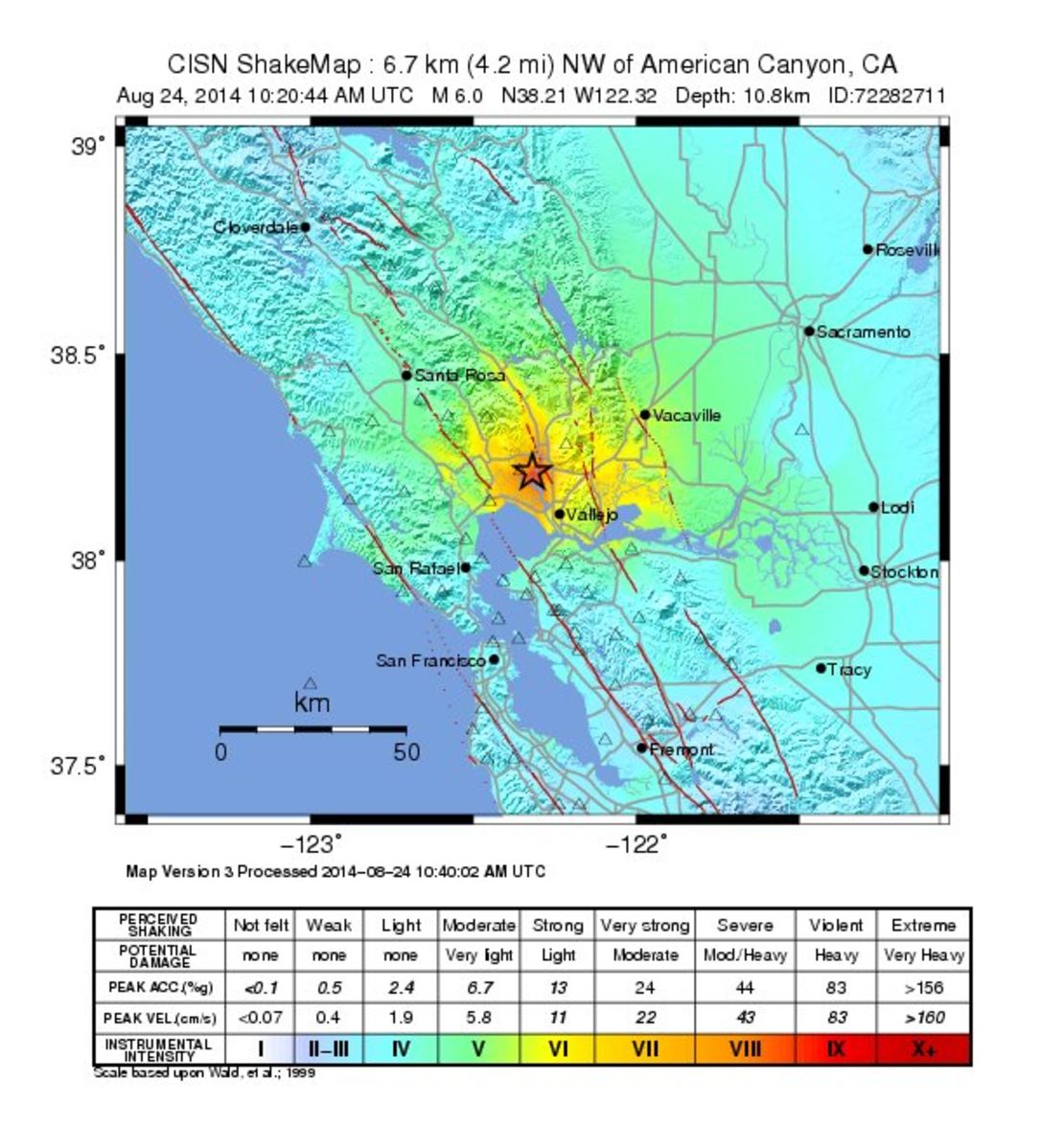 Quake location