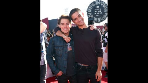 Dylan Sprayberry, left, and Tyler Posey
