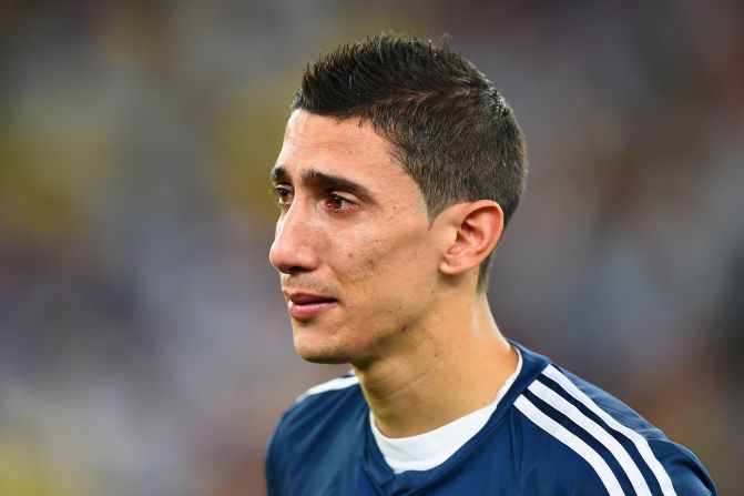 Di Maria was unable to help Argentina overcome Germany in the World Cup final as it was beaten 1-0 in extra-time.