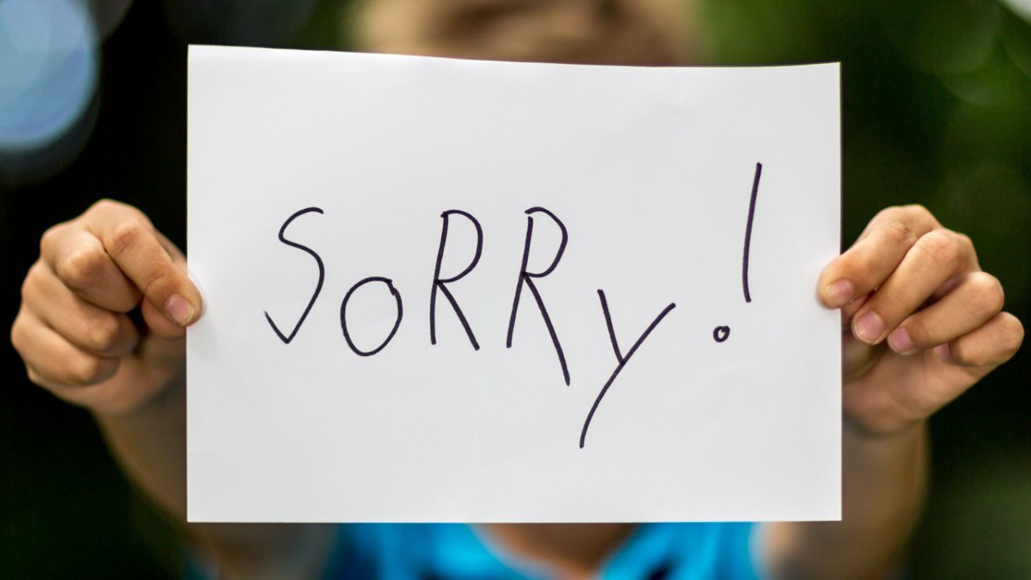 Apologizing with sincerity is hard because pride and shame often get in the way.