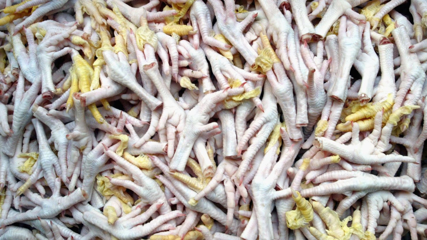 File photo: Chicken feet are popular in China, where they are often available as a packaged snack. 