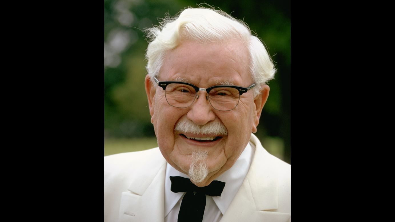 Col. Harland Sanders, founder of Kentucky Fried Chicken, favored a Western-style bow tie paired with a white suit. The fast-food restaurant often uses the colonel's highly recognizable image in marketing campaigns.
