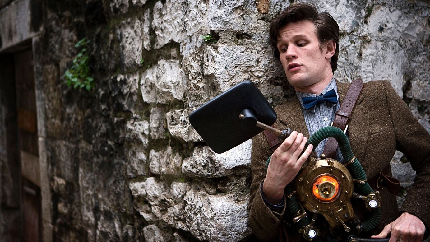 The "Eleventh Doctor" in the "Doctor Who" franchise, played by Matt Smith, is sometimes referred to as the "Raggedy Man" because of his bedraggled appearance after a rough bout of time travel, but he looks quite dapper here.