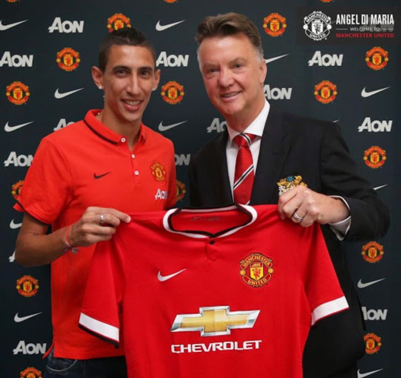 New manager, Louis van Gaal, brought in Angel Di Maria for a British record fee of $98.7 million from Real Madrid as well as Dutch midfielder Daley Blind to bolster his squad.