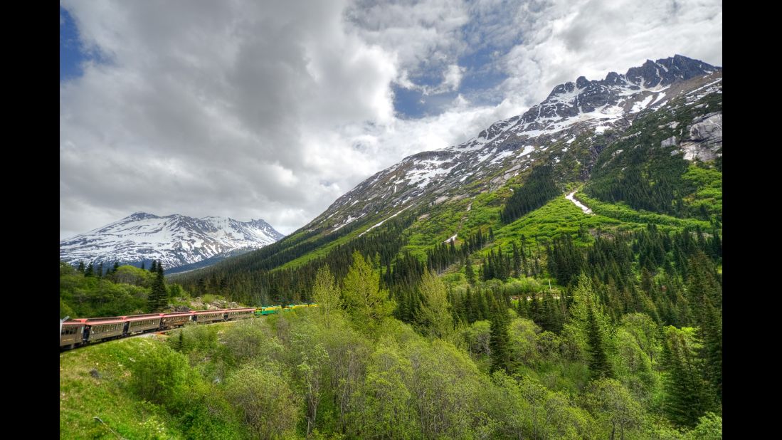 Skagway in Alaska was the starting point for the Klondike gold rush, which is why it swells in the summer months with cruise ship passengers. Book a trip on the White Pass & Yukon Route Railroad to travel the same route prospectors took to get to the Yukon.