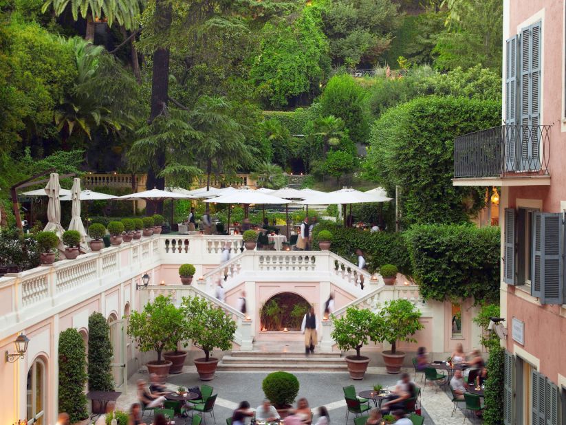 Italy has eight luxury hotels placing for the first time on the Forbes list: four in Rome -- including the Hotel de Russie -- three in Florence and one in Milan. 