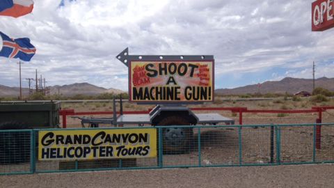 A girl killed a gun instructor as he was teaching her to shoot an Uzi at this  Arizona outdoor shooting range.