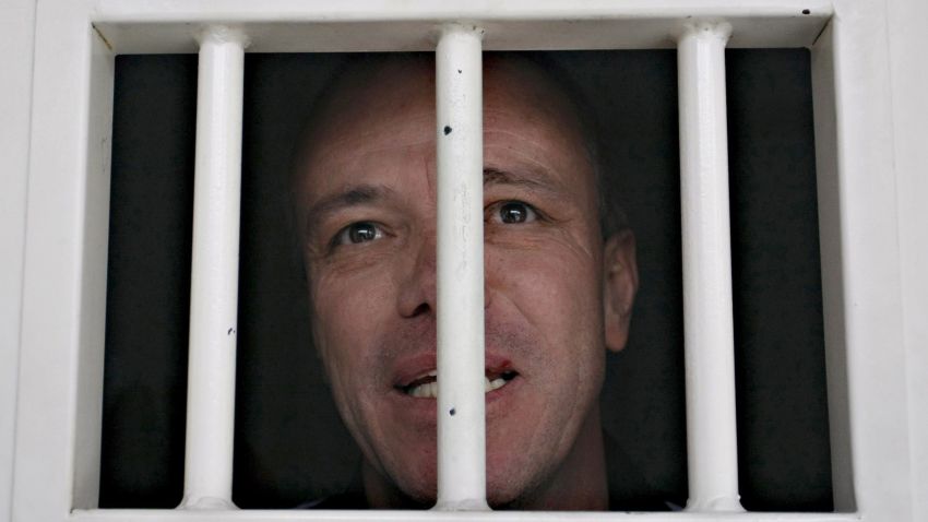 Picture of John Jairo Velasquez Vasquez, aka 'Popeye', former leader of sicarios of Pablo Escolar and confessed murderer of about 250 people, taken at Combita prison, in Boyaca, Colombia on November 22, 2009. A Colombian judge on August 22, 2014 released Velasquez Vasquez --who was serving 22 years for the murder of Colombian politician Luis Carlos Galan-- on parole. AFP PHOTO/Javier Nieto-EL TIEMPOJAVER NIETO/AFP/Getty Images