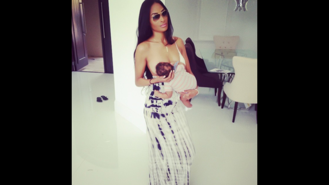 Model Ashley Nicole faced a bit of <a href="http://www.theroot.com/articles/culture/2014/03/ashley_nicole_breast_feeding_on_instagram_photo_raising_important_issue.html" target="_blank" target="_blank">backlash</a> when she posted this photo on social media, with some calling it vulgar or an attention grab. <a href="http://instagram.com/p/kcqcGpKR8k/?modal=true" target="_blank" target="_blank">She wrote</a>: "Was on the way out the door but then mommy duty called... Everything stops for him! #breastisbest #natureisbeautiful #IWasMadeForThis."