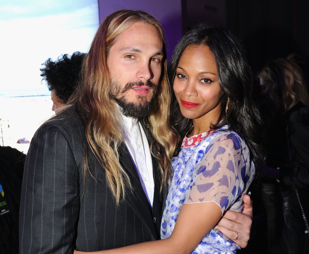 Zoe Saldana appears to be the type who'd rather show than tell. The actress and her artist husband, Marco Perego, were spotted wearing gold wedding bands in September 2013, which led to confirmation that the couple had actually married earlier that summer in front of a small gathering of family and friends. And with the couple now expecting their first child, Saldana stayed quiet until she confirmed her pregnancy by getting her husband<a href="https://www.youtube.com/embed/2cfGEUd5BTU" target="_blank" target="_blank"> to take the ALS bucket challenge for her. </a>