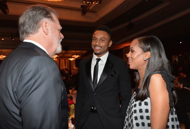 Like Saldana, Kerry Washington has been extremely reluctant to talk about her husband or her baby. There were multiple reports that the "Scandal" actress had wed football player Nnamdi Asomugha in June 2013 in Idaho, <a href="index.php?page=&url=http%3A%2F%2Fmarquee.blogs.cnn.com%2F2013%2F07%2F04%2Fkerry-washington-mum-on-marriage-reports%2F%3Firef%3Dallsearch" target="_blank">but the actress refused to say whether it happened or not</a>. She played it similarly close to the vest when she became very evidently pregnant toward the end of 2013. 