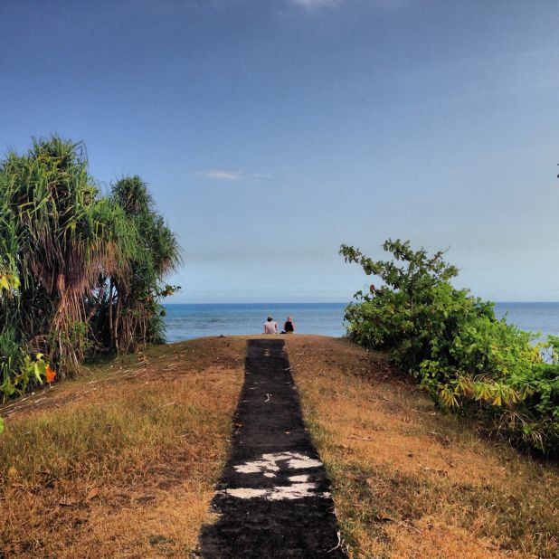 Balian's black-sand beach has a rugged, somewhat desolate feel thanks to the thundering surf and lack of crowds.