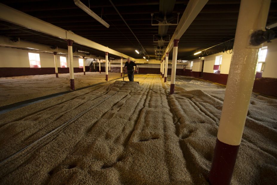 The Balvenie is the only distillery to maintain and operate a working floor maltings in the Scottish Highlands.