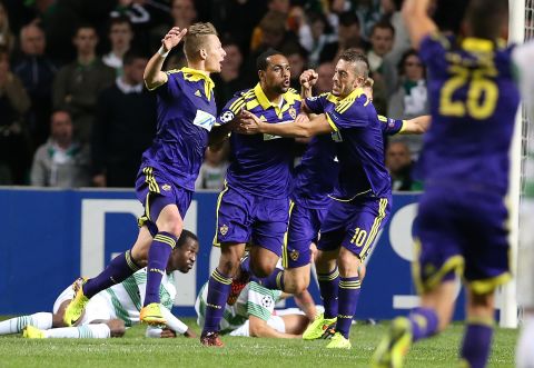 Slovenian side Maribor booked its place in the Champions League group stage following a dramatic victory over 1967 winner Celtic. Tavares scored the crucial away goal as Maribor triumphed 2-1 on aggregate.