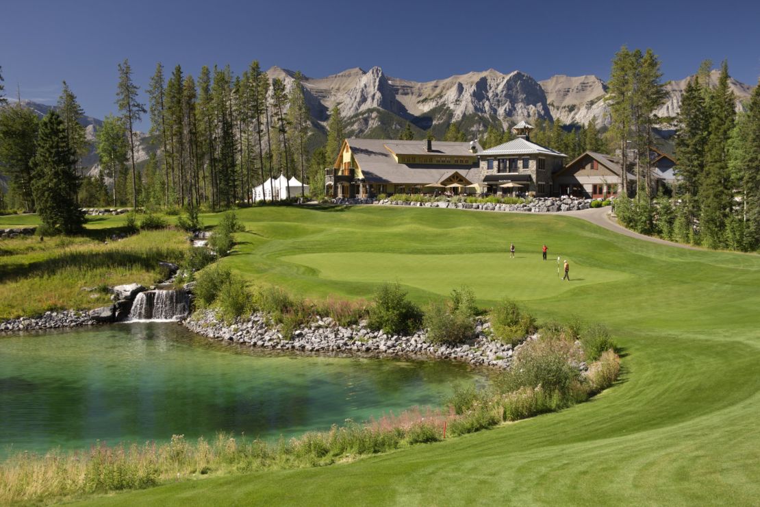At Silvertip, you can watch, cheer and judge fellow golfers from the clubhouse.