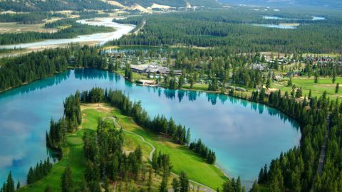 Bad golfers take heart -- you can enjoy the turquoise lakes and majestic mountains a little longer.