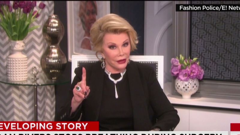 Joan Rivers Stops Breathing During Surgery Cnn 