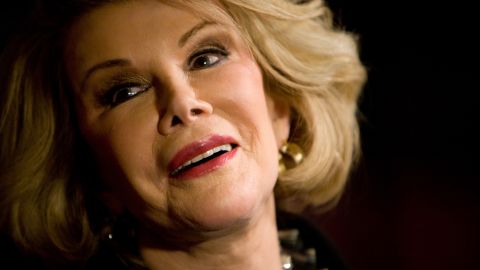 Rivers was a star among comedians, admired for her longevity and wit. She attended the Mark Twain Prize ceremony in 2008. The honor that year went to the late George Carlin.