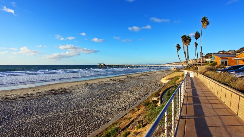 The beach community of La Jolla, California, is known for its great surfing, but the scenery is pretty nice too.