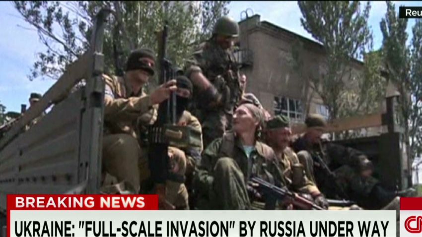 Us Official Says 1000 Russian Troops Enter Ukraine Cnn 