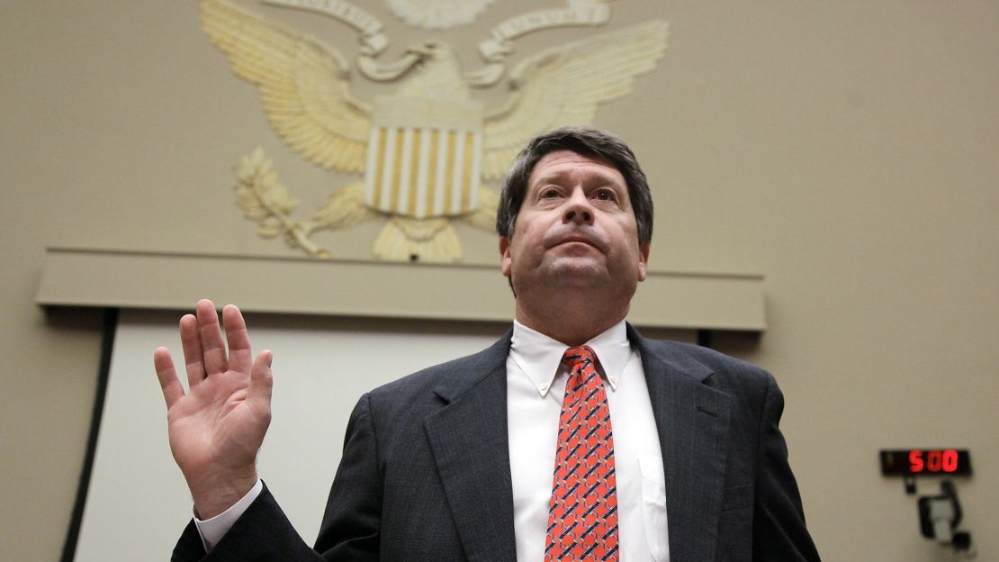 Stewart Parnell invoked the Fifth Amendment at a congressional hearing.