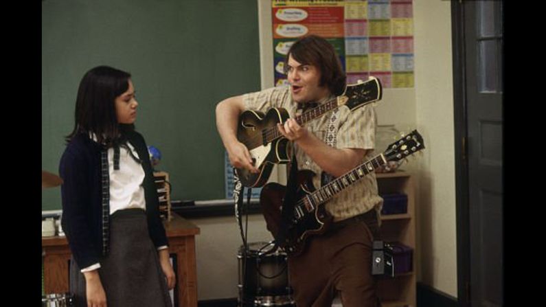 <strong>"School of Rock" (2003)</strong>: The lovable Jack Black plays an out of work musician who snags a job as an elementary school substitute teacher. He teaches his students about the most important subject there is: rock 'n' roll.  (<strong>Netflix</strong>)