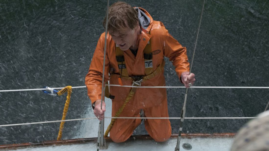 <strong>"All is Lost" (2013): </strong>Robert Redford portrays a man stranded alone at sea in this action film that has no dialogue. (<strong>Netflix and Amazon</strong>) 