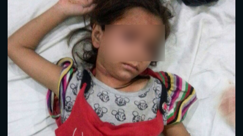 The little girl who was allegedly buried alive after an attack has been discharged from the hospital.