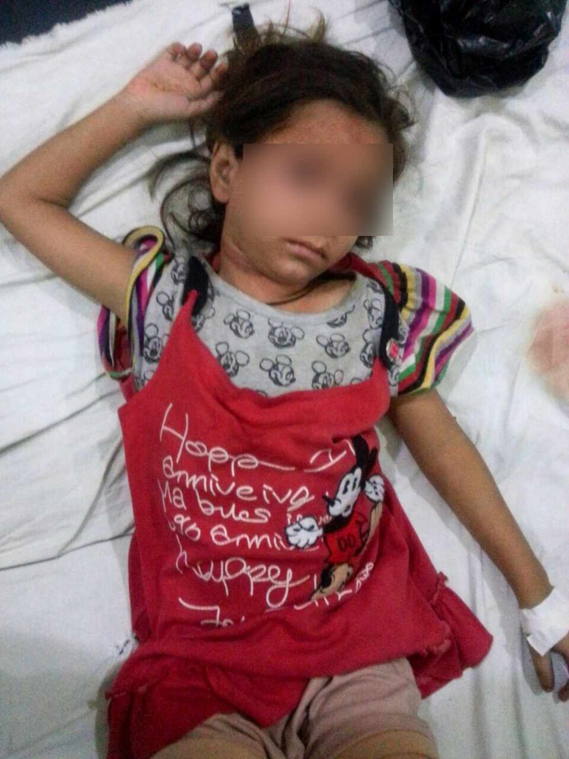 The little girl who was allegedly buried alive after an attack has been discharged from the hospital.