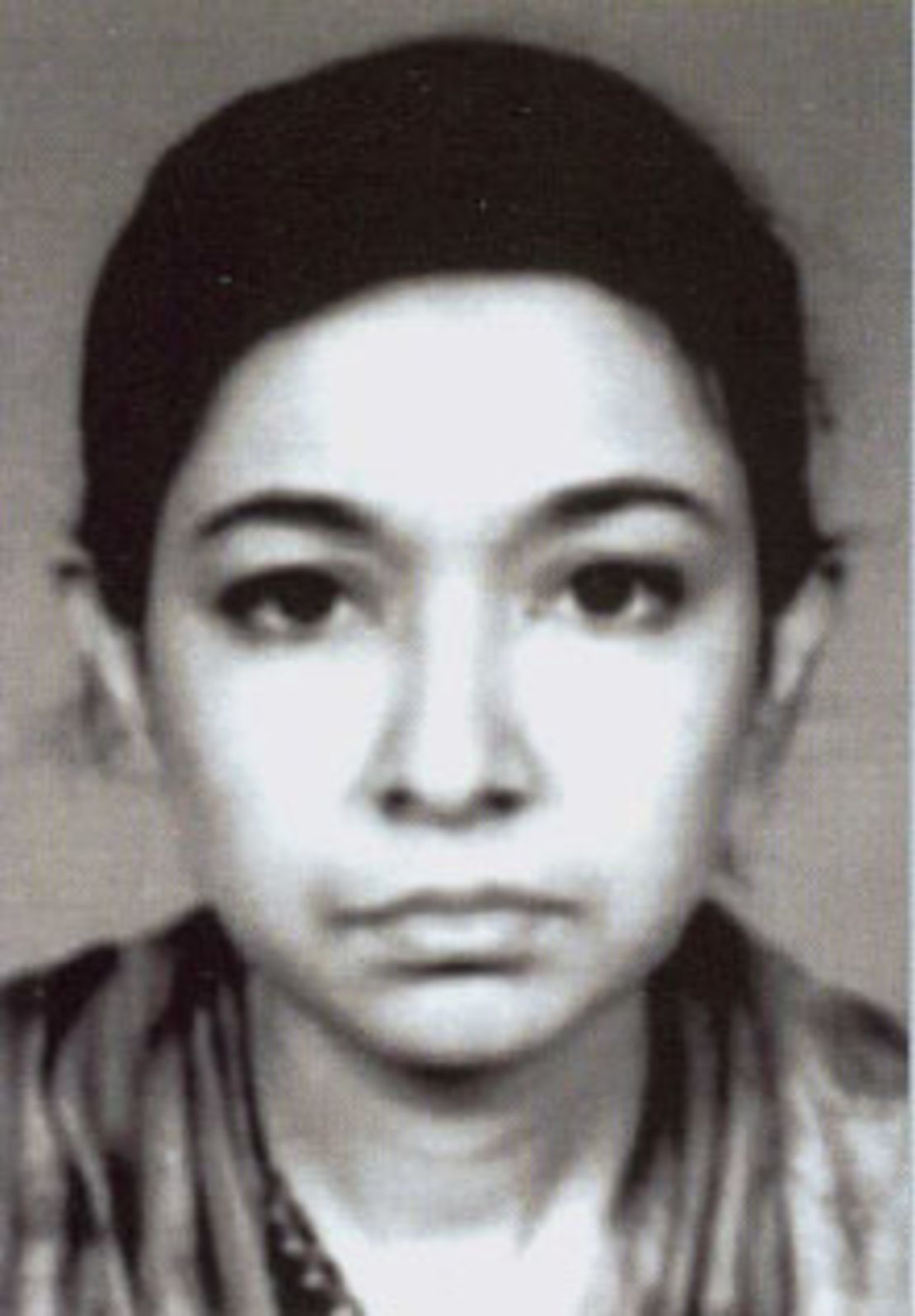 FBI photo of Aafia Siddiqui