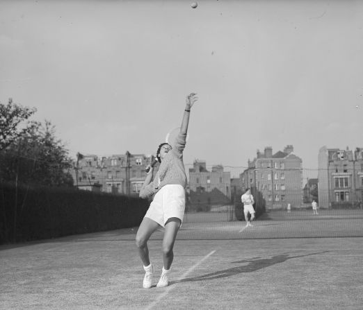 Althea Gibson was an 11-time grand slam champion and the first prominent black competitor in women's tennis.