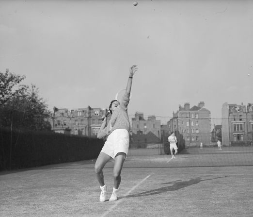 Althea Gibson was an 11-time grand slam champion and the first prominent black competitor in women's tennis. 