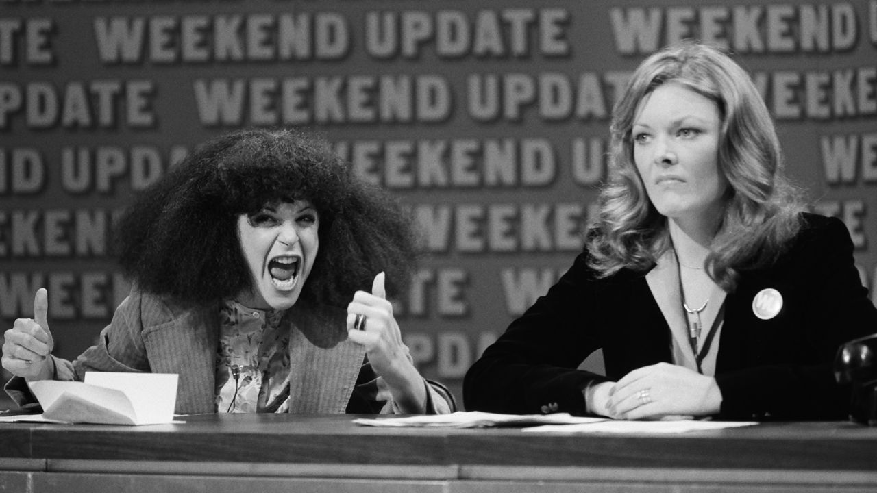 In 1975, "Saturday Night Live" debuted and introduced viewers to history-making comedians like Gilda Radner, left, and Jane Curtin, who were part of the original "SNL" cast. The duo put in place some of the most iconic sketches to date, from the Coneheads to Baba Wawa. Post-"SNL," both were poised for screen success, but Radner's career was cut short by her death in 1986. Curtin went on to star in sitcoms like "Kate & Allie" and "3rd Rock from the Sun." 