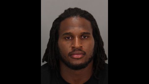 Police released this mugshot of Ray McDonald after his arrest on felony domestic violence charges.