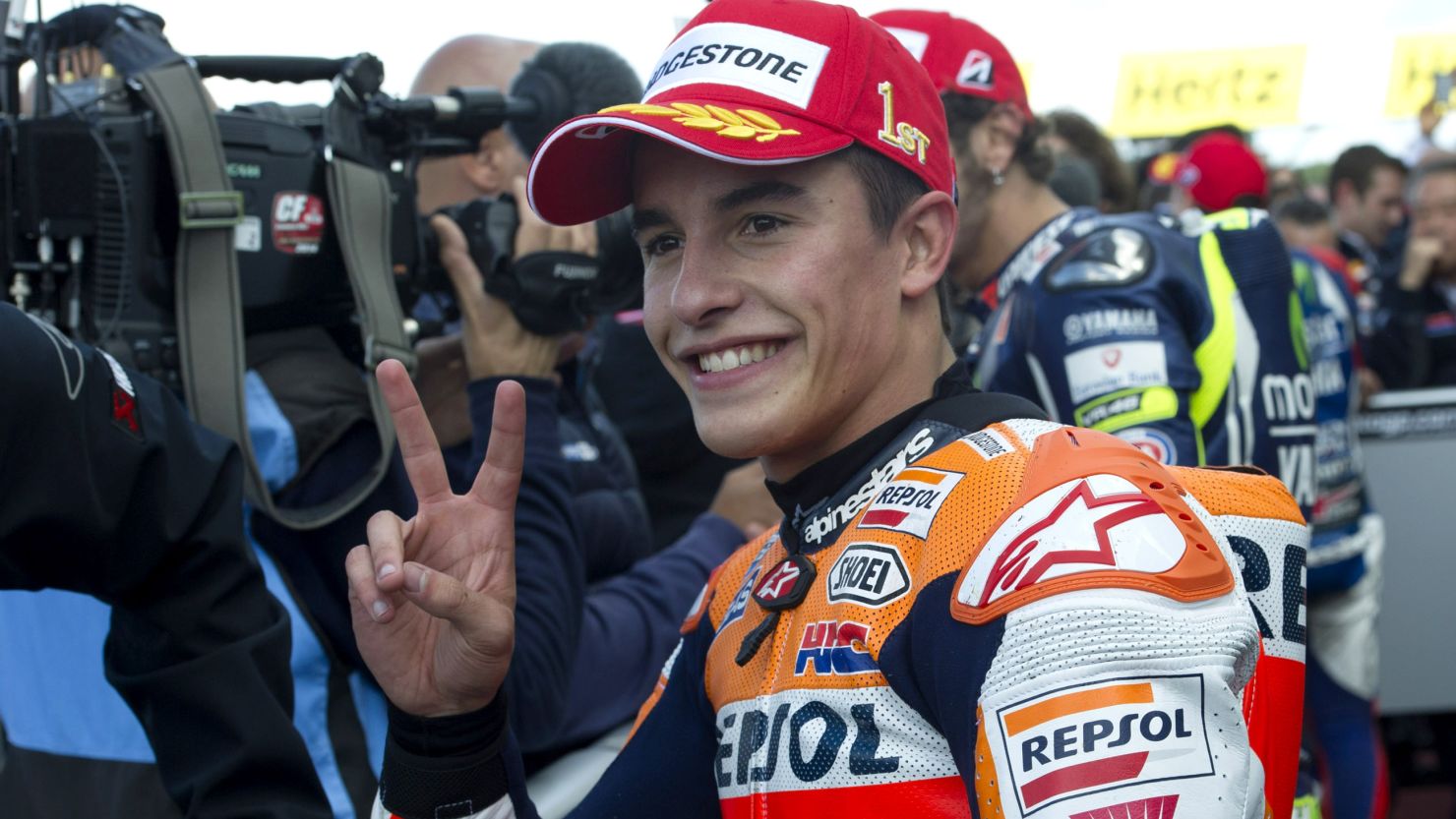 Marc Marquez bounced back after finishing fourth in the previous race in the Czech Republic.