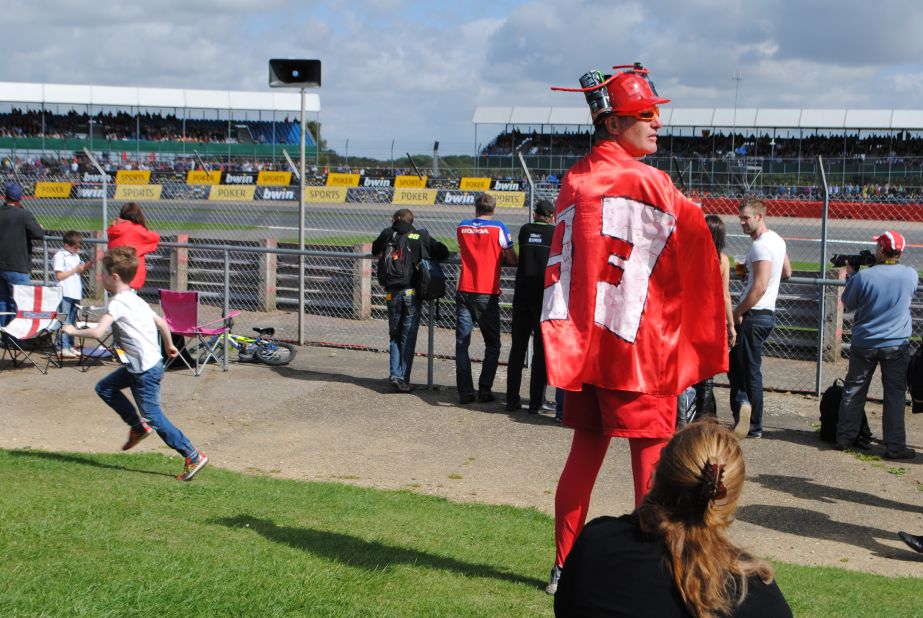 Marquez fans were out in force at Britain's Silverstone circuit, underscoring the growing popularity of the youngest ever MotoGP champion.
