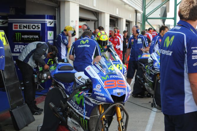 Movistar Yamaha had a strong weekend at Silverstone, with both Lorenzo and Rossi finishing on the podium.